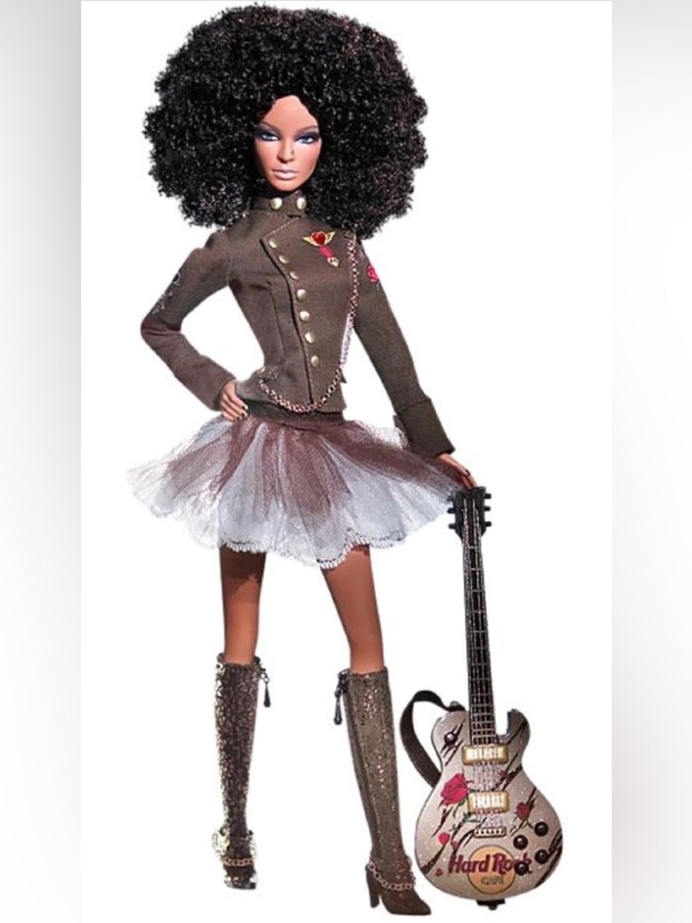Hard Rock Cafe Barbie 2007 Gold Label African American Brand New
